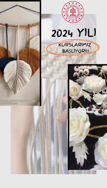 Müdürlüğümüzün Unutulmaya Yüz Tutmuş Geleneksel El Sanatları Kurs başvuruları başlamıştır.